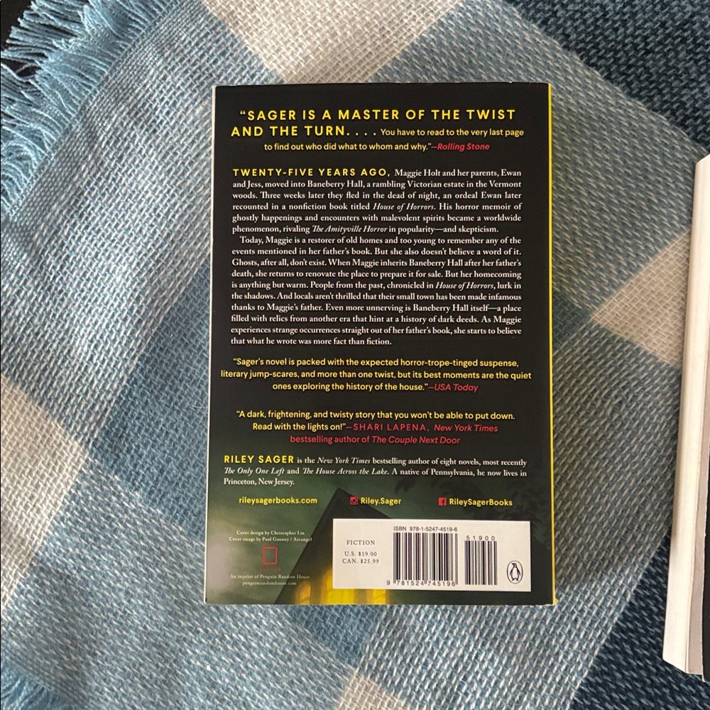 Riley Sager Book Set - Green, Blue Covers - Picture 5 of 7